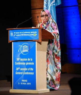 هند بنت عينينا، وزيرة الثقافة والصناعة التقليدية ـ نقلا عن AMI